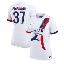 Paris Saint-Germain Milan Skriniar #37 Bortatröja Dam 2024-25 Korta ärmar